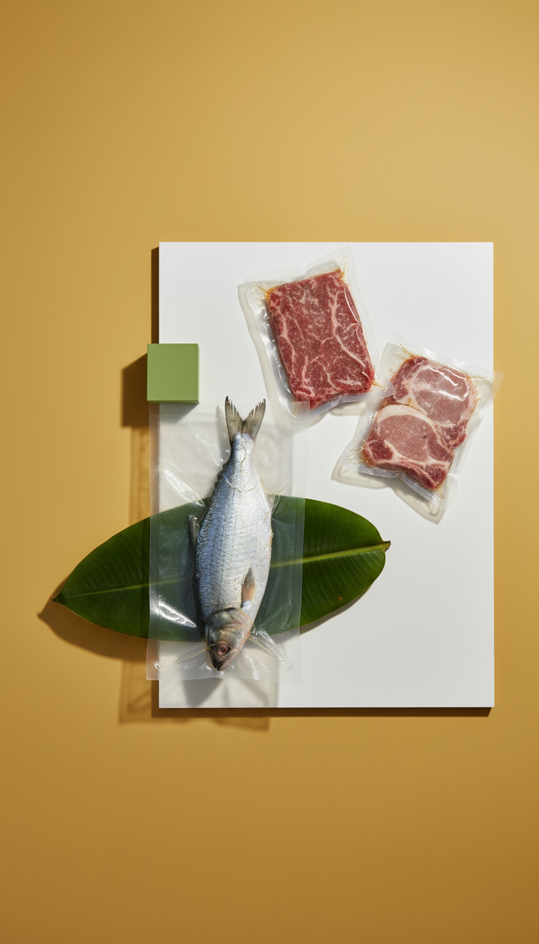 Fresh Hilsa Fish Vacuum-Sealed