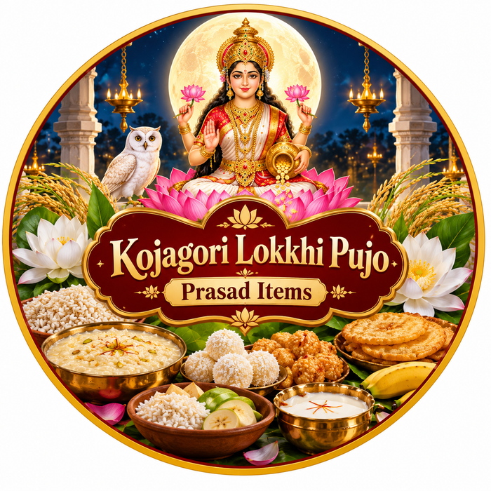 Kojagori Lokkhi Pujo Prasad Items
