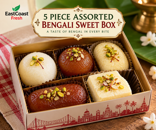Assorted Bengali Sweet Box - 5 Piece Variety | Friday Delivery