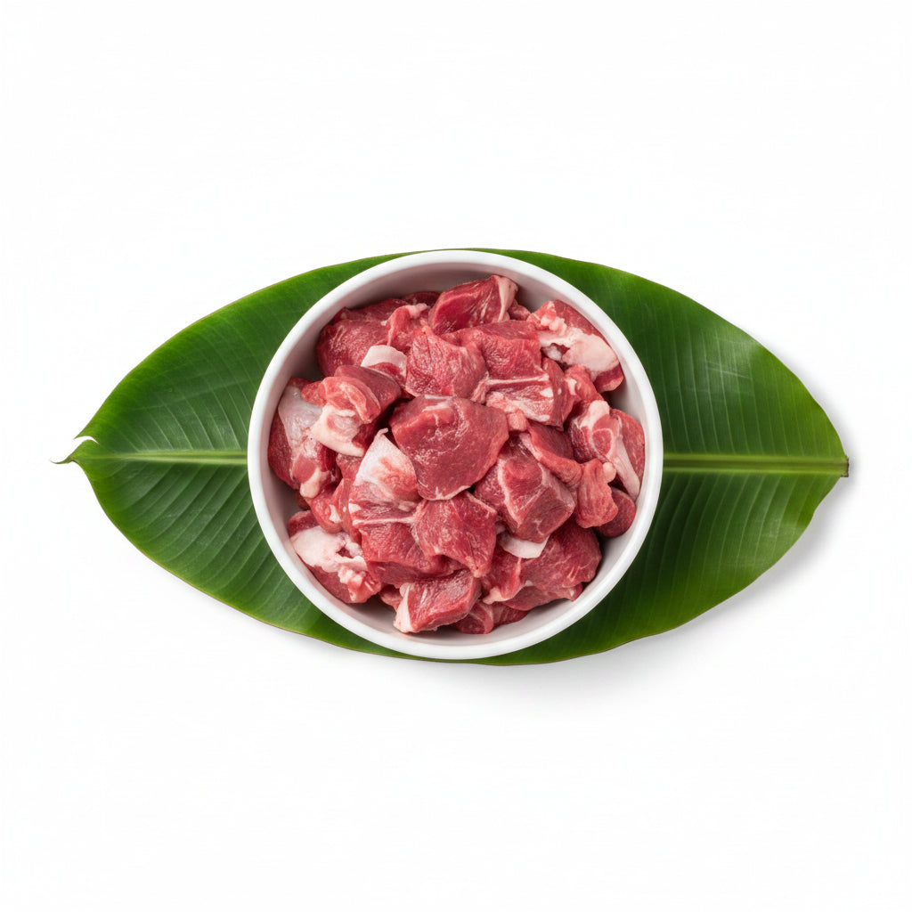 Danapur Deshi Khasi Curry Cut – 450-500 g Gross (Bone-in Pack)